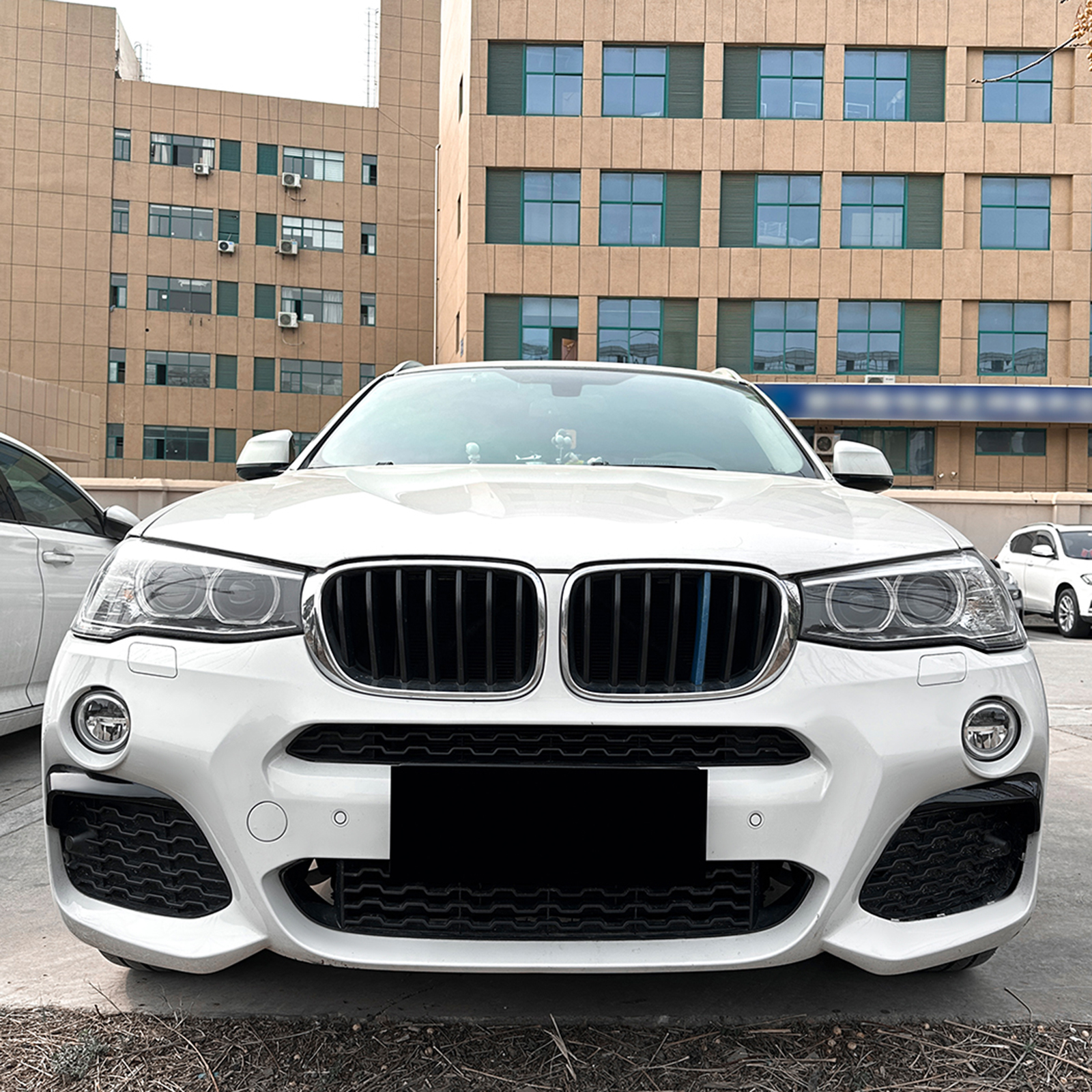HPTOUY Garniture Calandre Avant BMW X3 X4 F25 F26 2011-2017 Style Performance Bleu Rouge