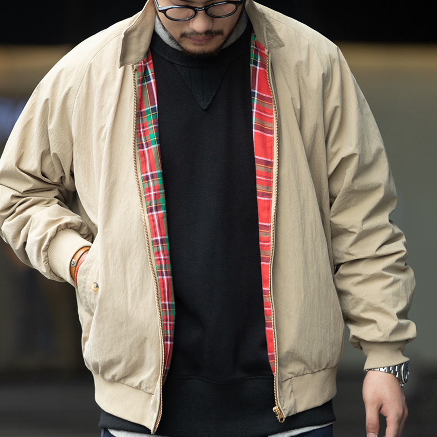 【vintage】 Oversizecoat Mod Mens Jacket Classic Harrington Coat Casual Retro Scooter