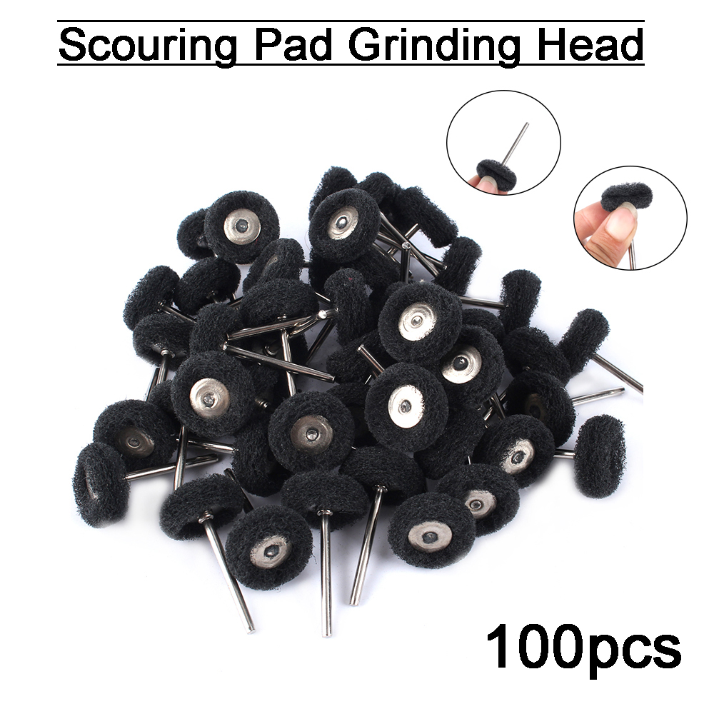 80 Pieces 25 mm// 1 Inch Abrasive Buff Wheel Buffing Polishing Wheel Set Abrasive Wheel Buffing Polishing Wheel Set for Dremel Rotary Tool Grinding Accessories