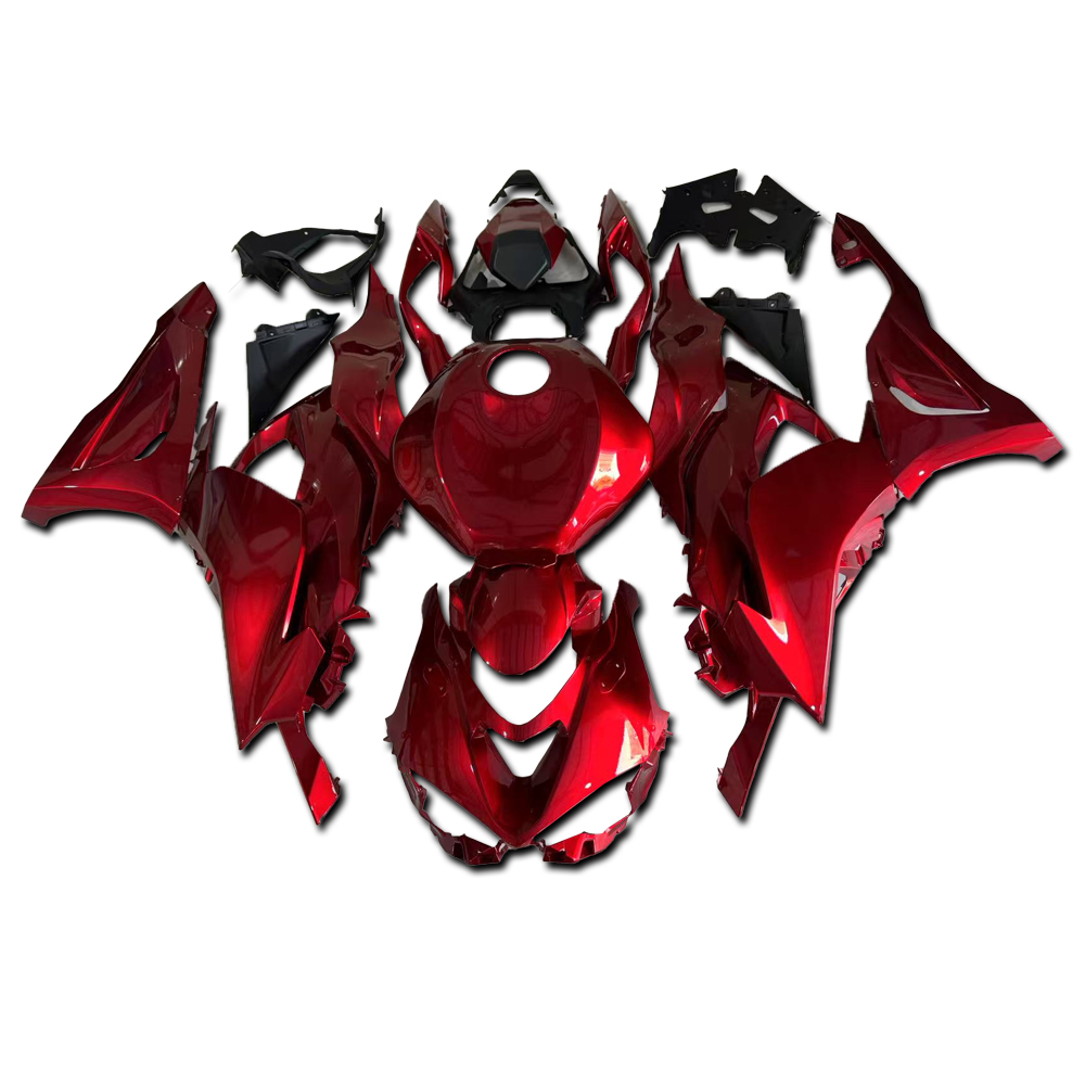 2024-2025 Kawasaki Ninja ZX6R FD Injection Full Red Fairings