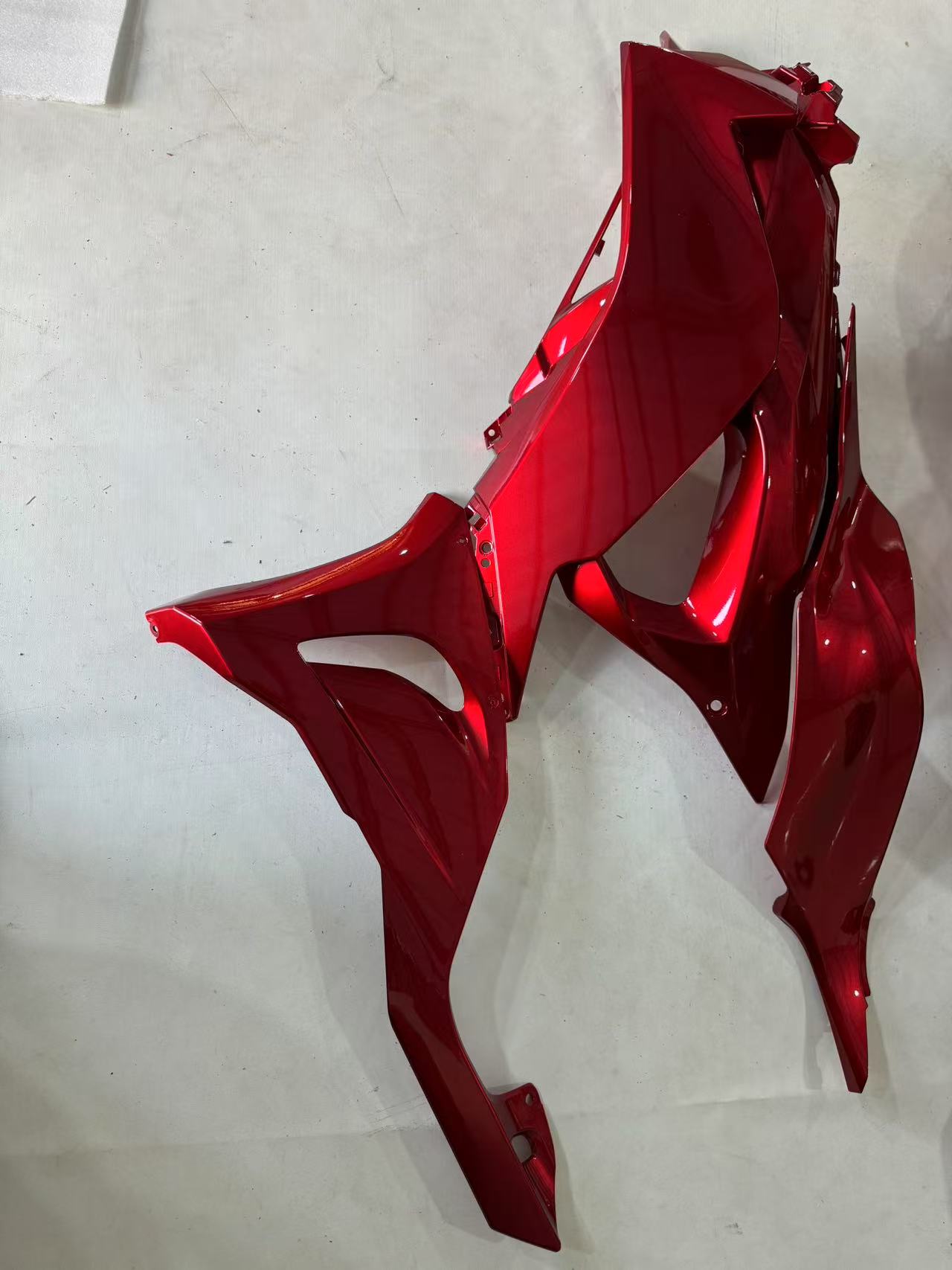 2024-2025 Kawasaki Ninja ZX6R FD Injection Full Red Fairings