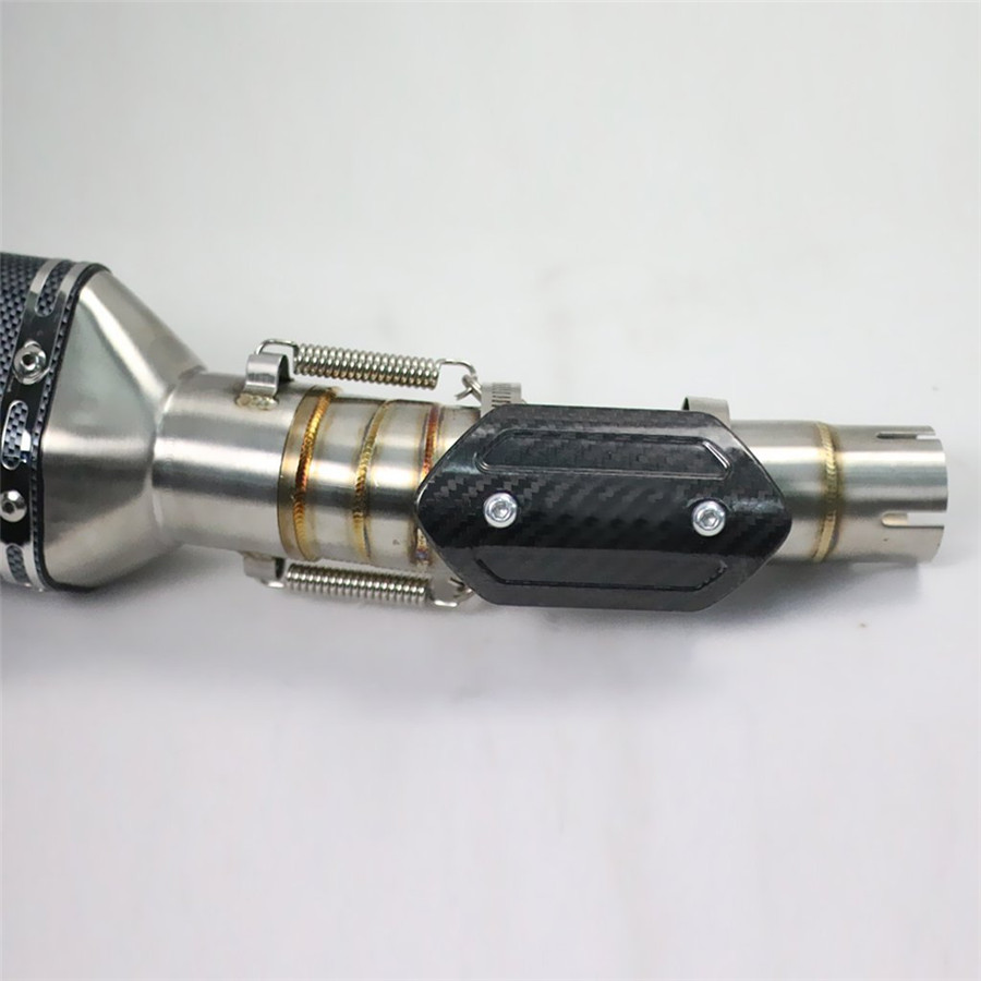 motorcycle exhaust pipe heat shield