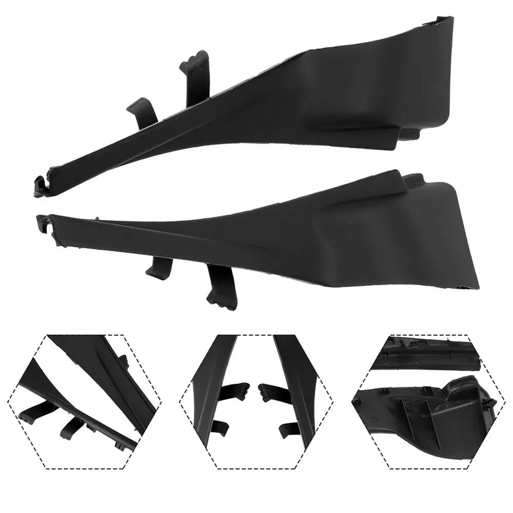 2Pcs Front Wiper Side Cowl Extension Trim Cover 668945BC0A