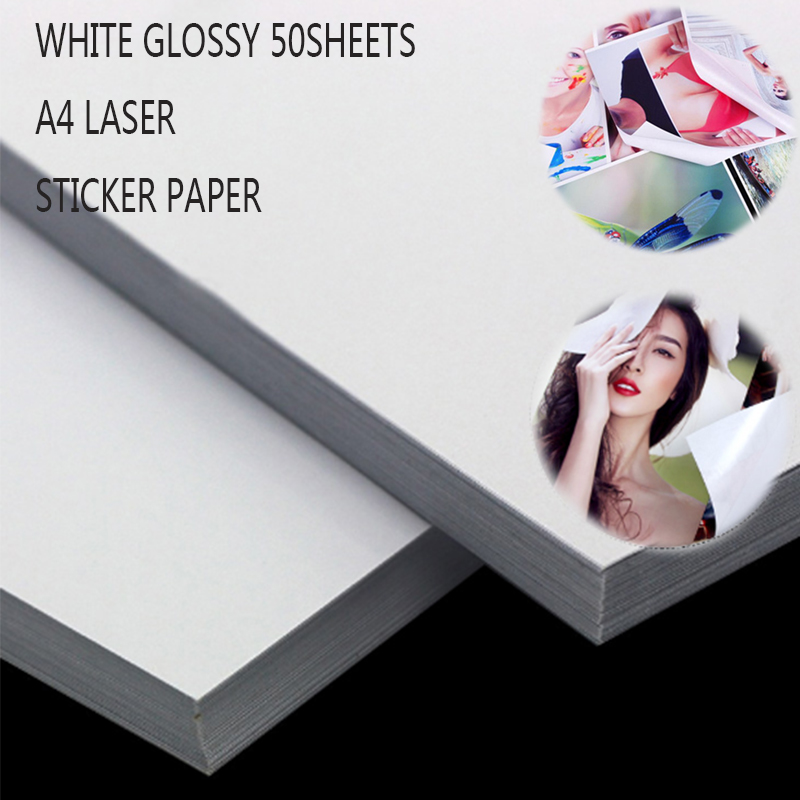 glossy sticker paper a4 size