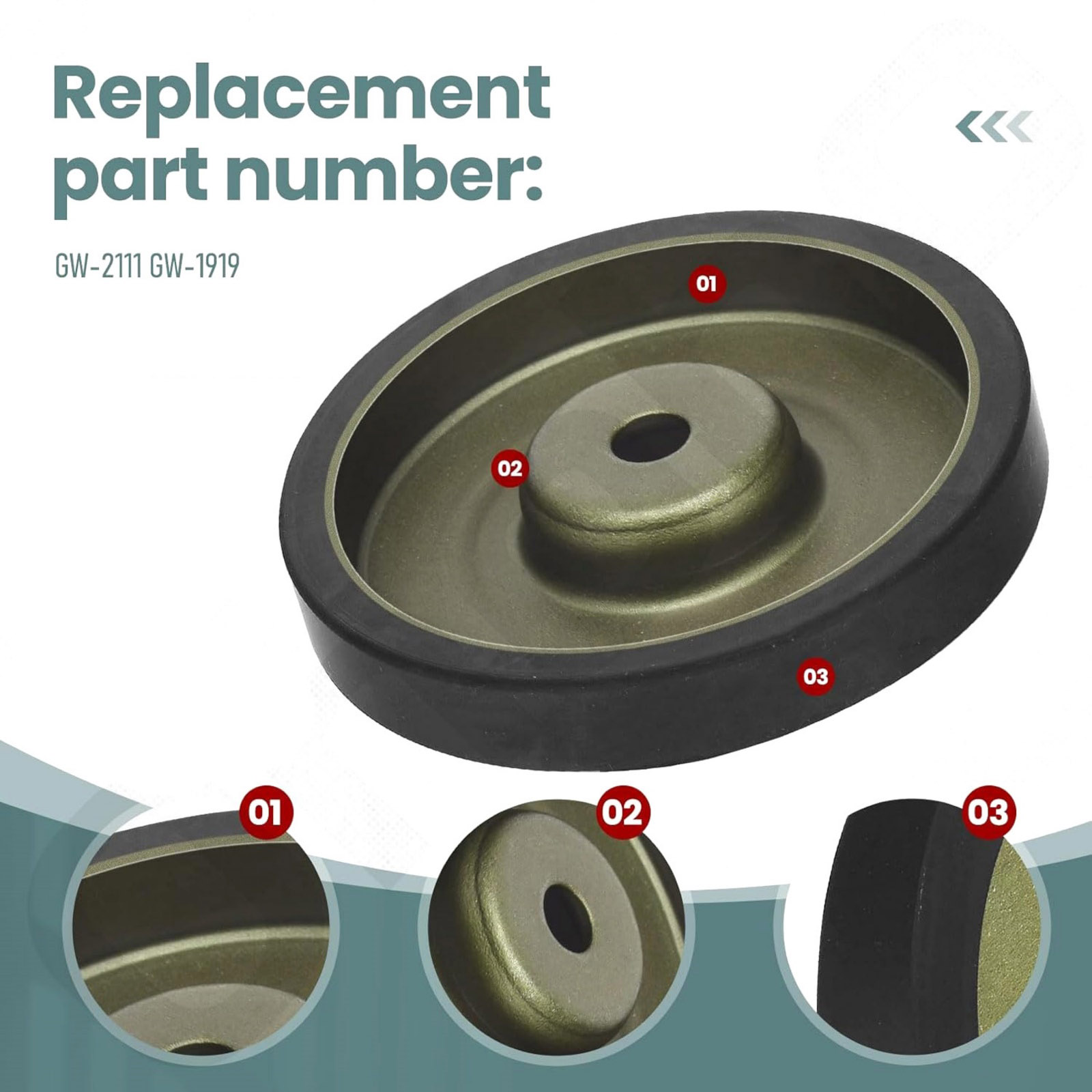 Tiller Reversing Disc For Troy-Bilt Models – Fits GW-2111, 1485, 1919 & More By Pandaa007