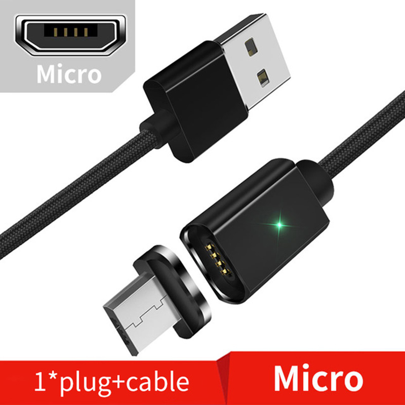 Magnetisches Typ C-Kabel Schnellladegerät Micro USB Ladedaten für Samsung Xiaomi_voghion.com