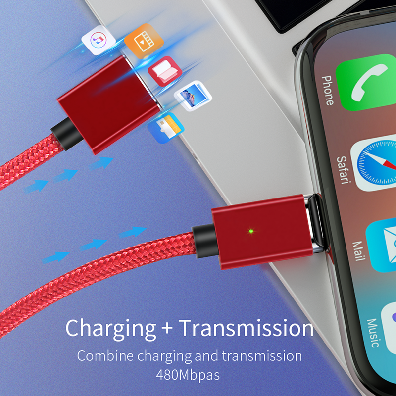 Magnetisches Typ C-Kabel Schnellladegerät Micro USB Ladedaten für Samsung Xiaomi_voghion.com