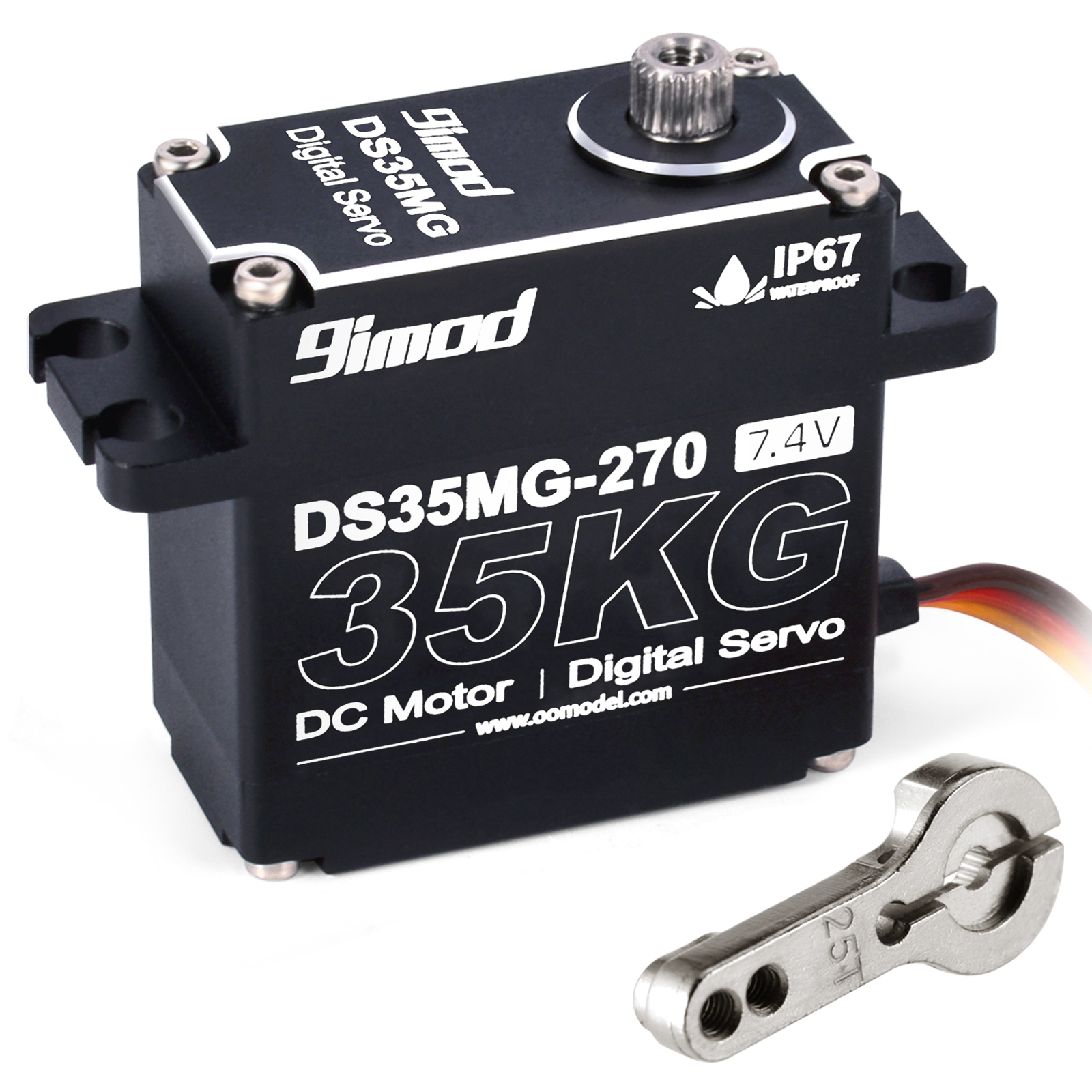 9imod DS35MG 35 Kg Servo Poof Pieno Metallo Per Cingolato 1/8 - Foto 7