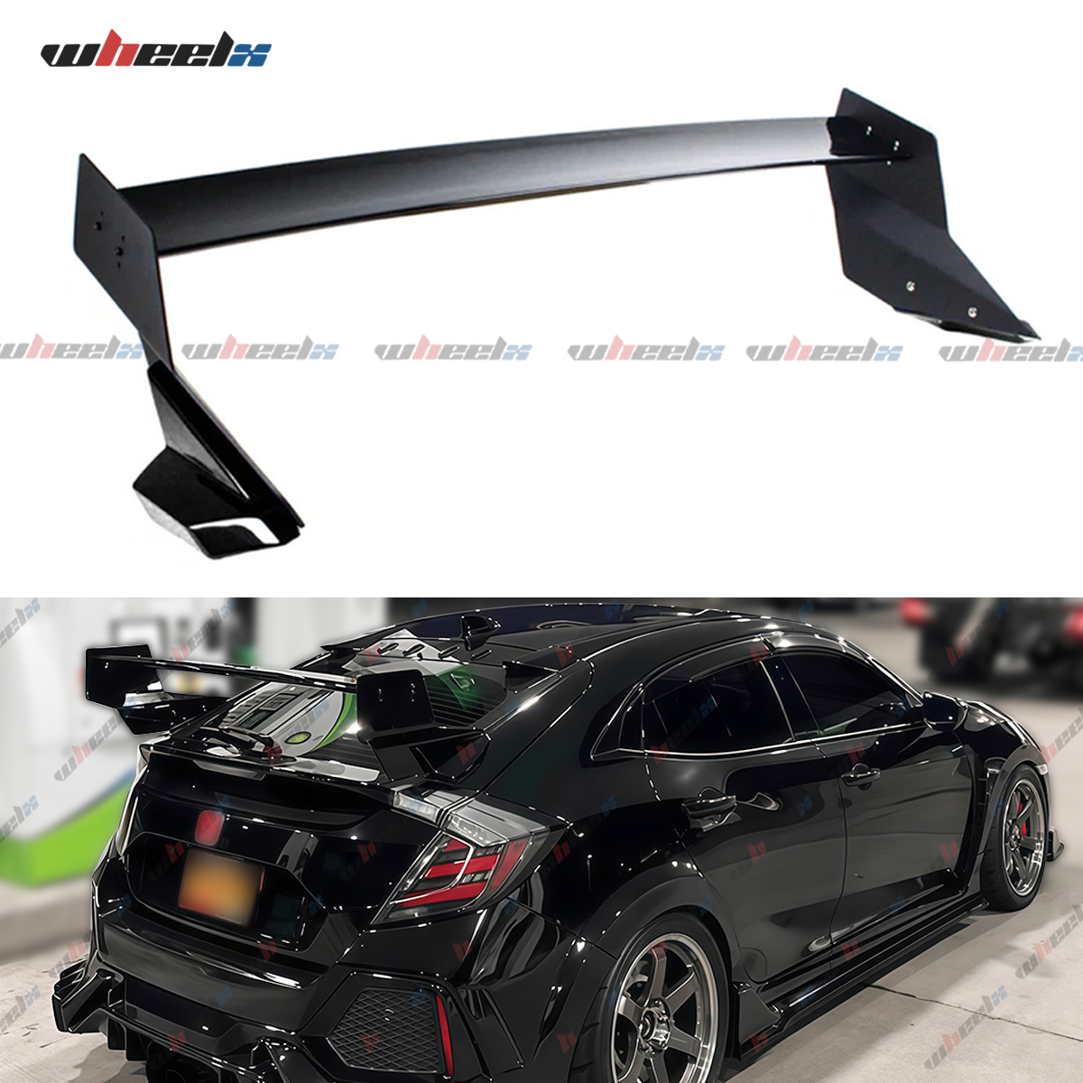 FOR 2017-2021 CIVIC FK4 FK7 FK8 HATCHBACK TYPE-R M STYLE REAR