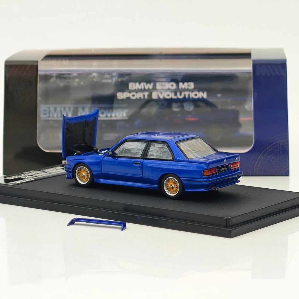Mortal 1/64 BMW E30 M3 Sport Evolution Alloy Car Model Opening