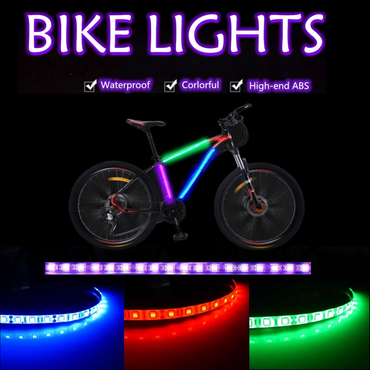 waterproof bicycle lights
