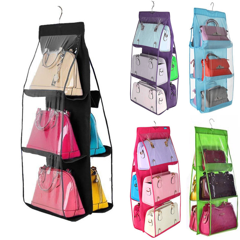 clear handbag organiser