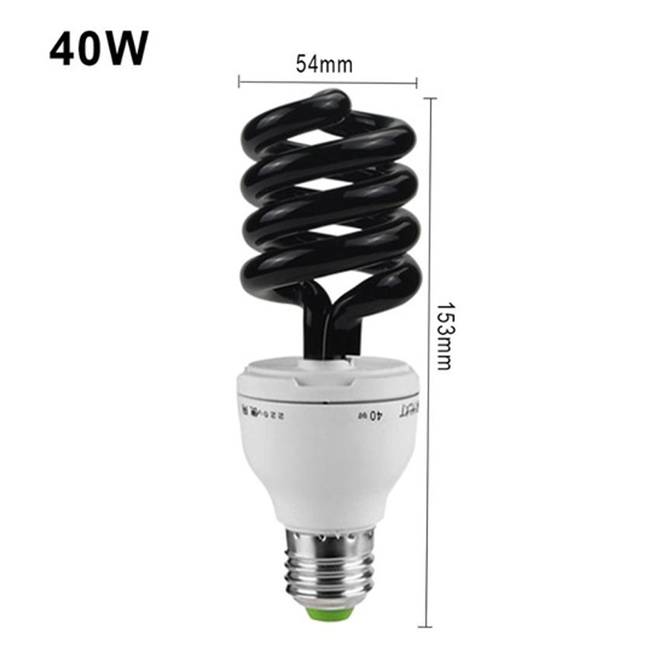 Lampadina UV Nera LED E27 9W - Luce Ultravioletta Per Effetti Fluorescenti E Feste