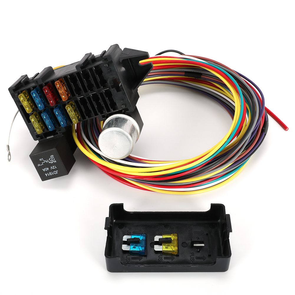 Speedway 8 Circuit Universal Muscle Car Wiring Harness w/ Detailed