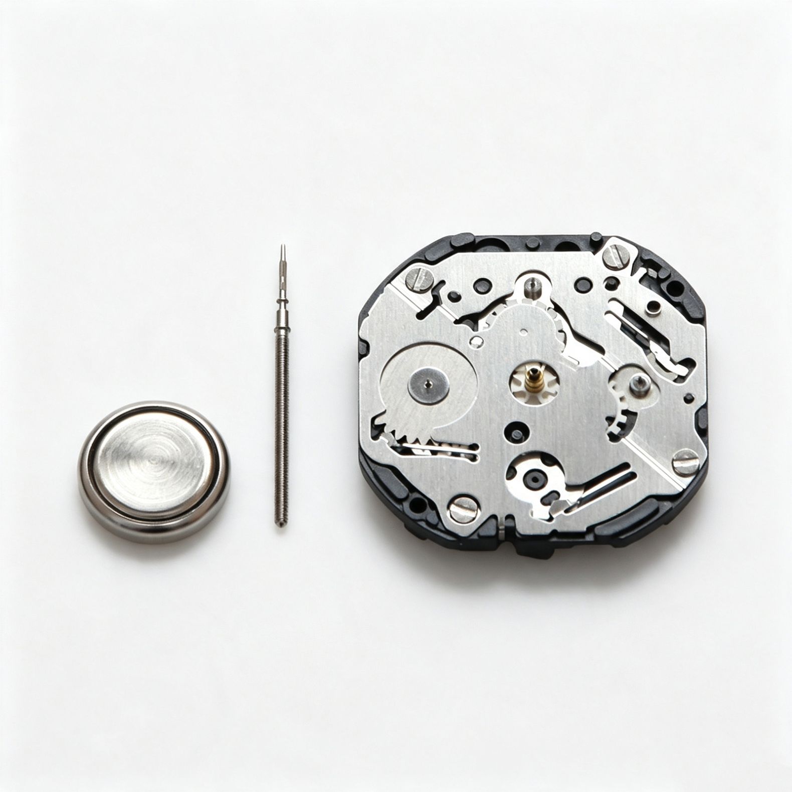 3 Eyes 3 Hands Durable Quartz Watch Movement Repair Parts For