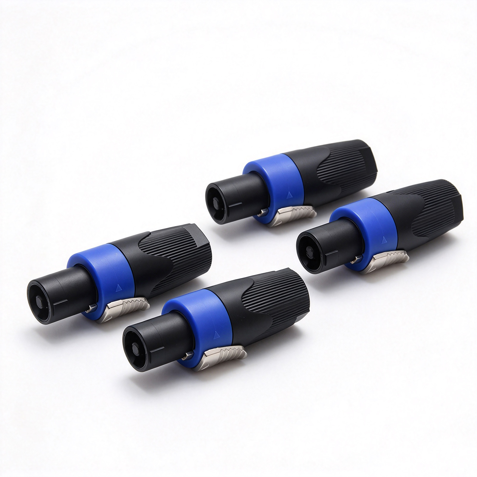 4x Durable Neutrik Speakon Connector NL4FX 4 Pole Speaker Cable