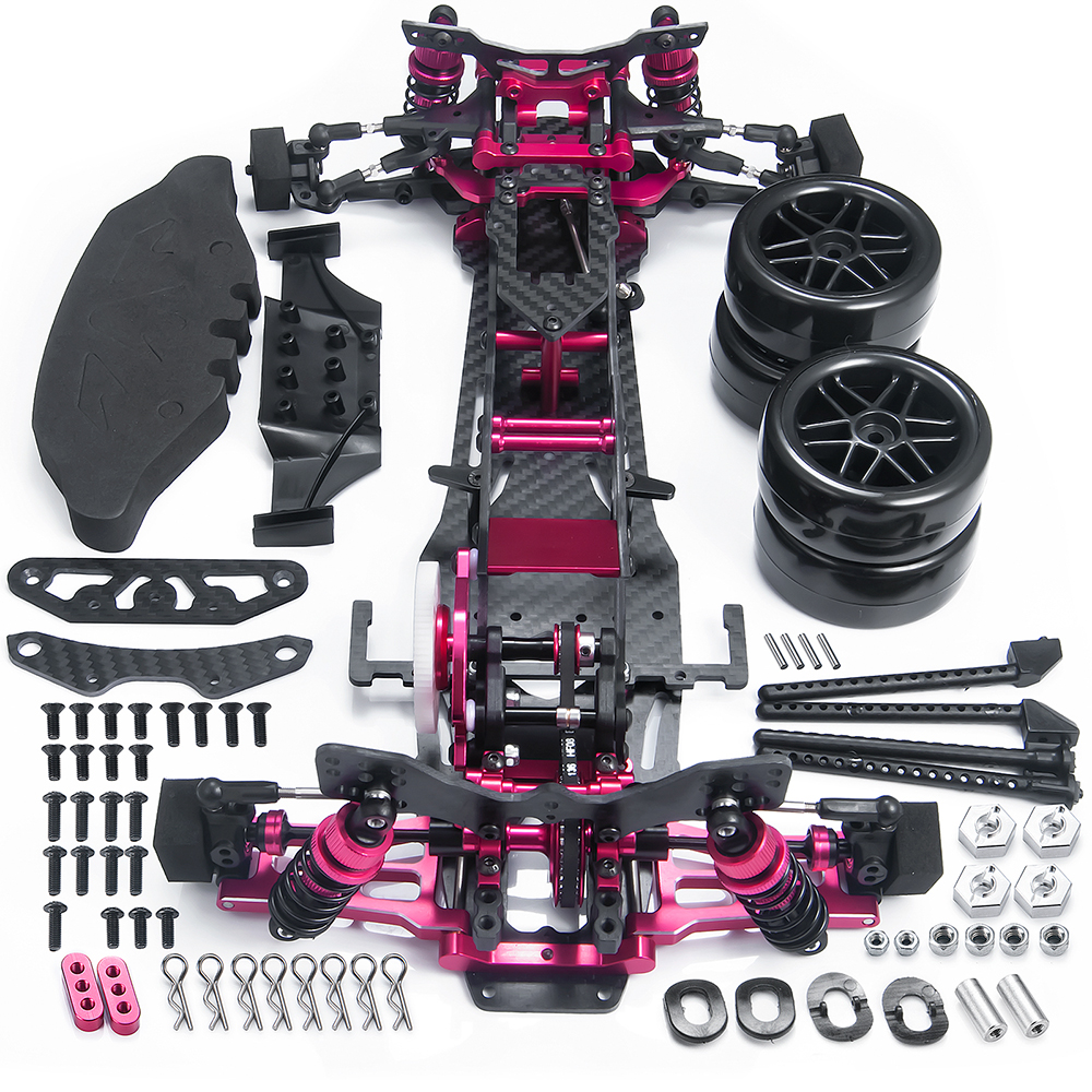 Alloy & CF 1/10 Chassis Sakura D5 MR V2 Frame Kit RC 2WD Drift Car