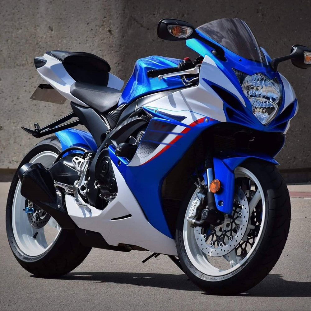 Black And White - 2008 To 2010 GSXR 600/750 | ABS Fairings