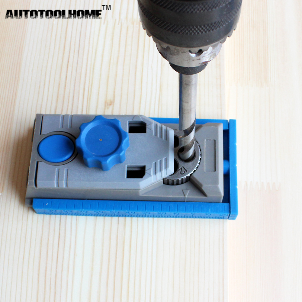 Pocket Hole Jig System Wood Doweling Joinery Drill Guide for Kreg