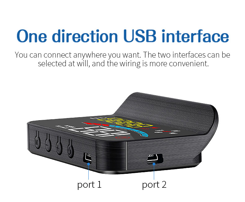 Universal Vehicle Digital HUD GPS Speedometer Head Up Display Cigarette  Lighter