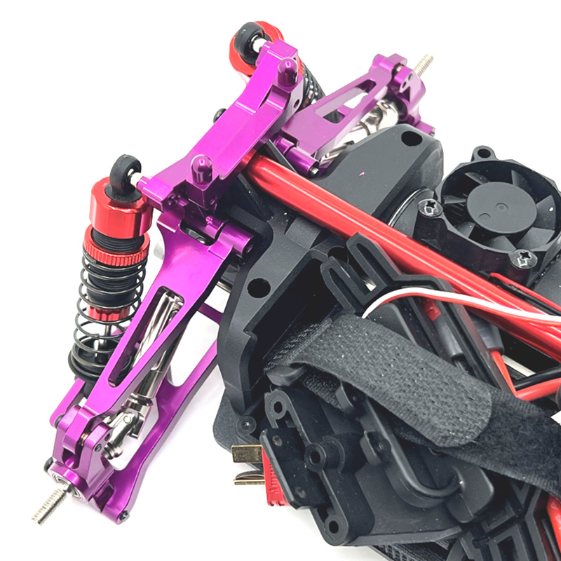 Body Post & Shock Mount Tower Compatible With Hyper GO H16BM H16GT H16DR MJX 1/16 H16 F/R Body Pillars Parts 16208 16209 16210 RC Truck Car Front Rear