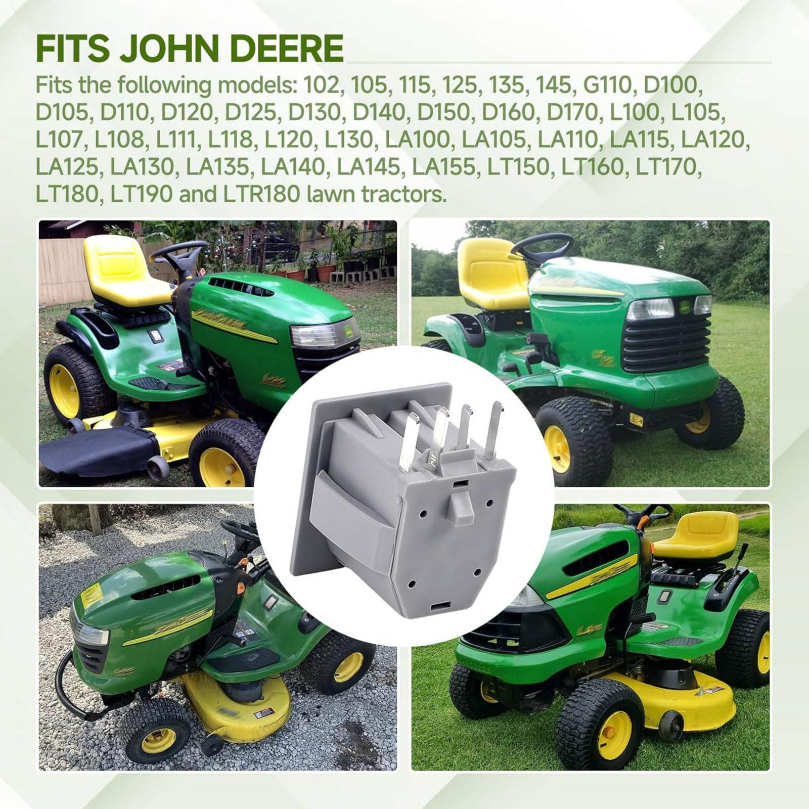 Seat Safety Switch For John Deere: GY20073 For MTD: Specific RZT
