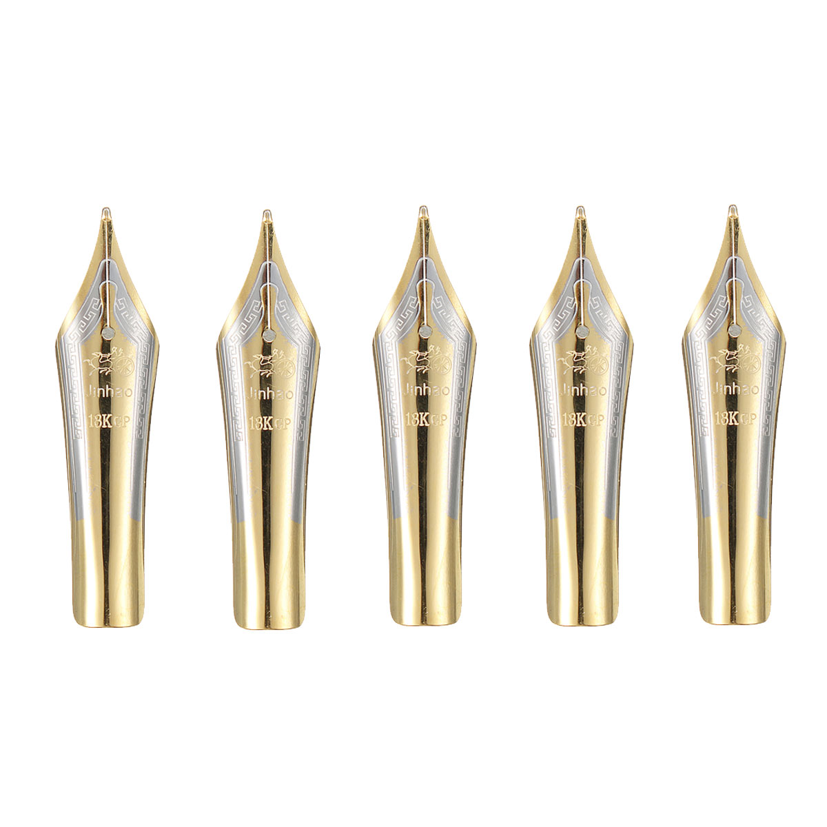 5Pcs Replacement Fountain Pen Nibs 0.5mm Writing Nib Iridium Tip For