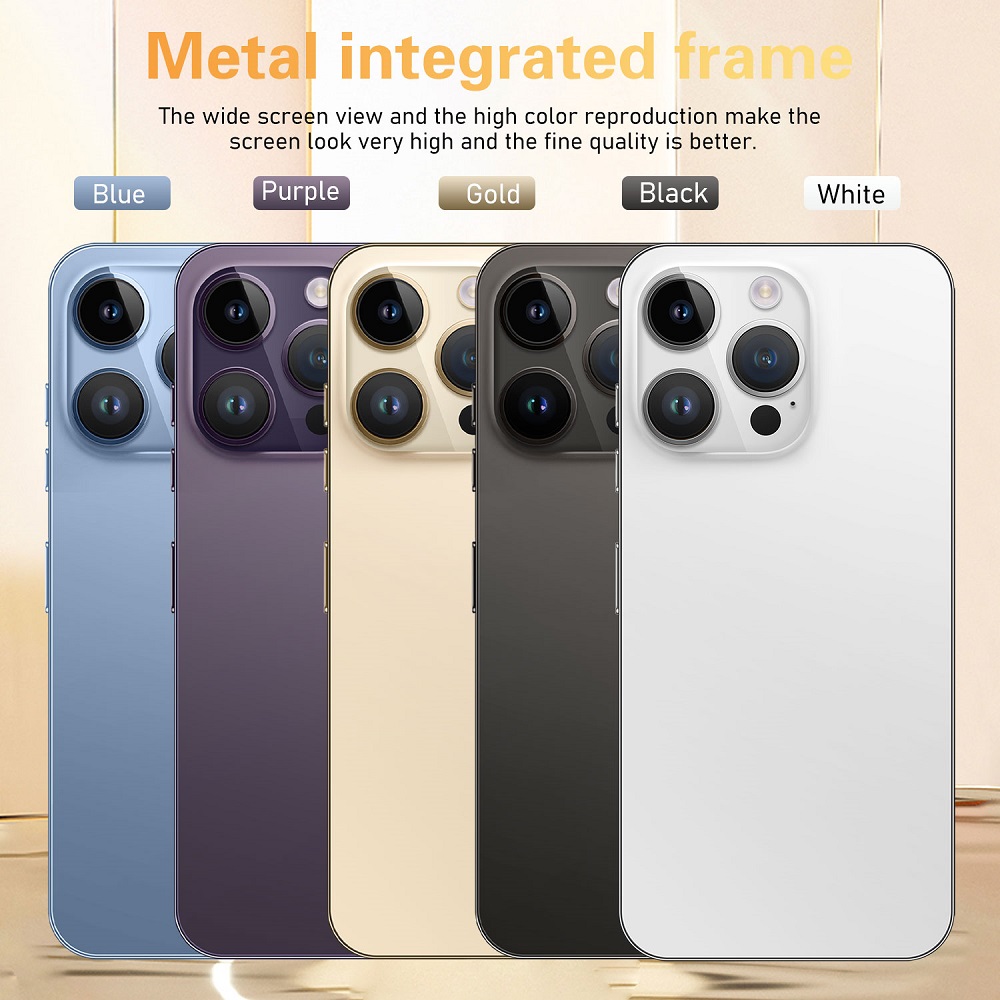 NEW i14 Pro Max Unlocked Smartphone 6GB+128GB 5G Android 15