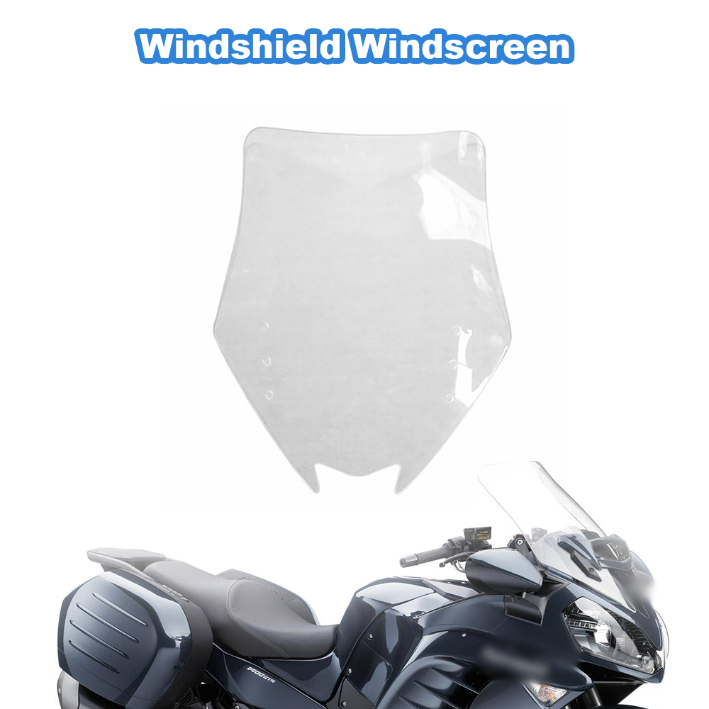 Kawasaki D407ST クリアスクリーン GTR 1400 Windscreen Windshield ABS Plastic Clear Fit For Kawasaki GTR1400