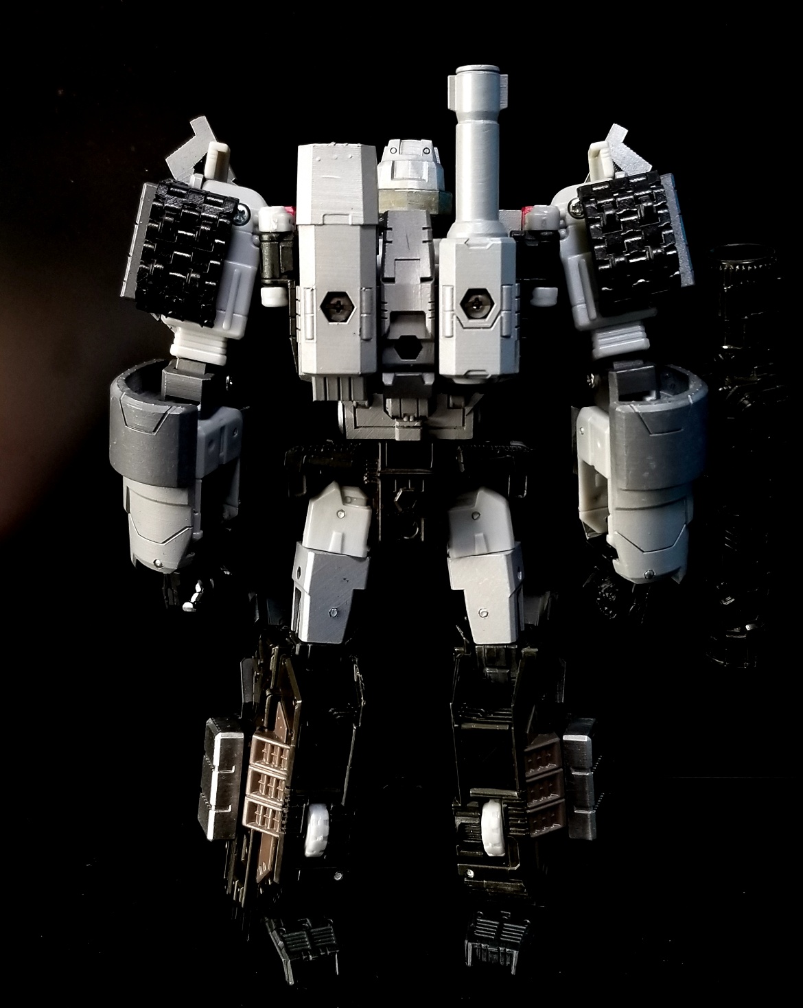 3D DIY Upgrade Kit IDW Mtmte Armor Head For Siege Megatank