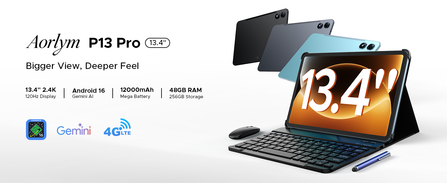 AORLYM P13PRO Android 16 13.4