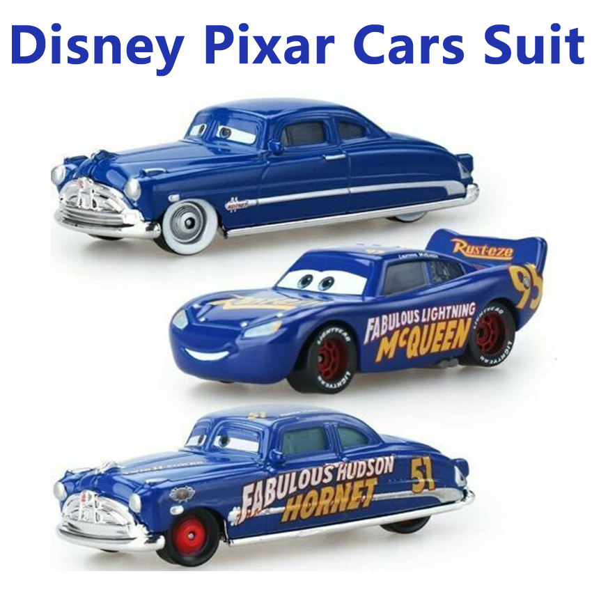 3-Pack Disney Pixar Cars Doc Hudson Fabulous Hudson Hornet McQueen