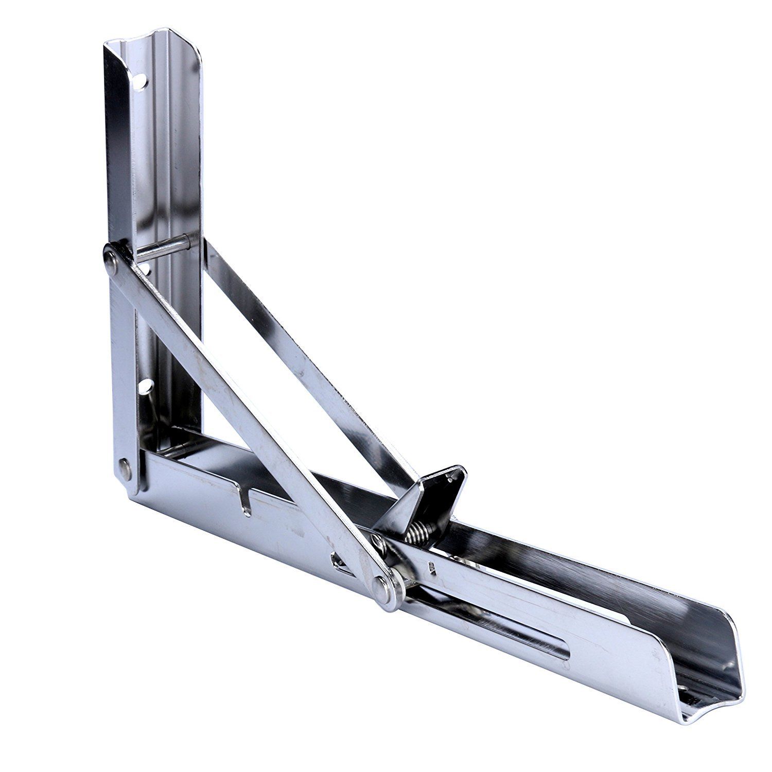 Details About Single Folding Shelf Bench Table Or Bracket 330lb Stainless Steel