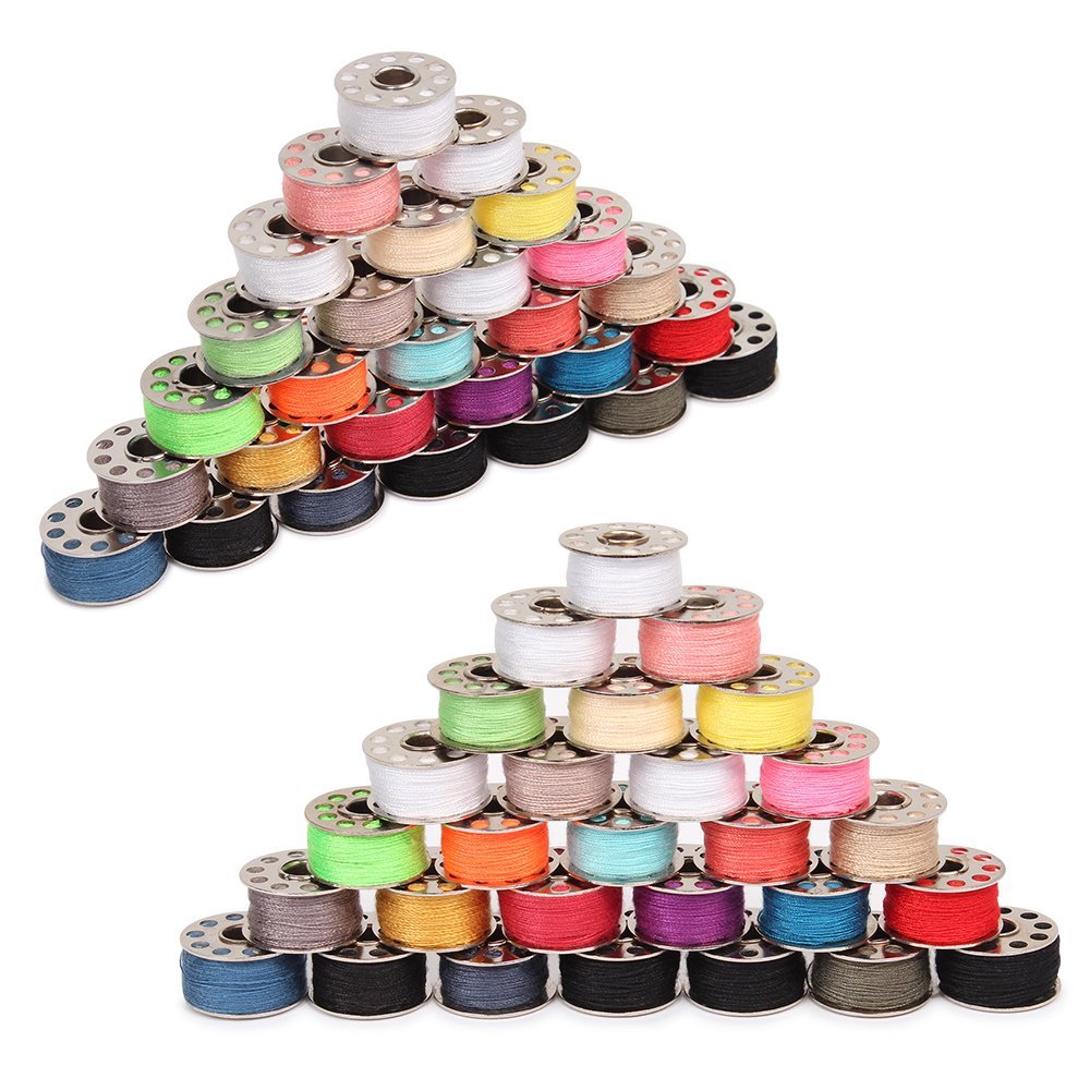 NEX 60pcs Sewing Thread Kit Mixed Colors Spool Sewing Thread for