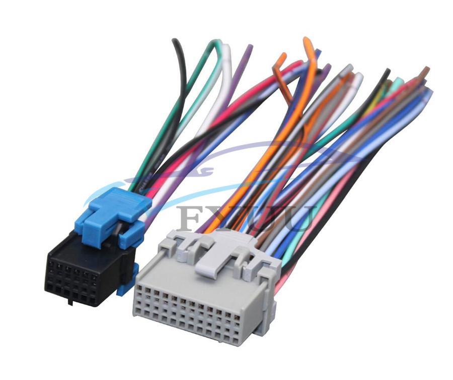 2 Pcs Car SUV Wire Harness Radio Side 24 Pin/12 Pin Plug For 71-2003-1