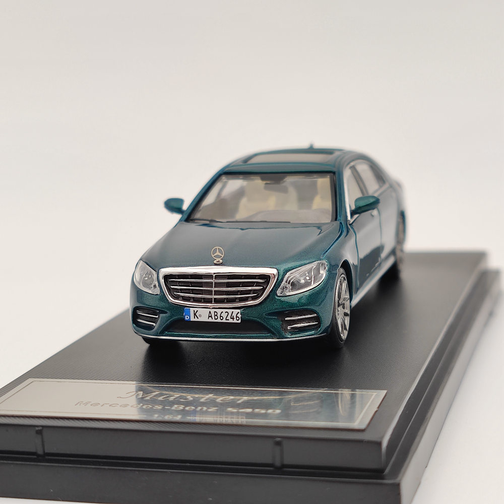 メルセデス ベンツ S450 W222 1/64 ミニカー Sクラス 2台セット Master 1/64 Scale Mercedes-Benz S-Class S450 W222 Gold/Red