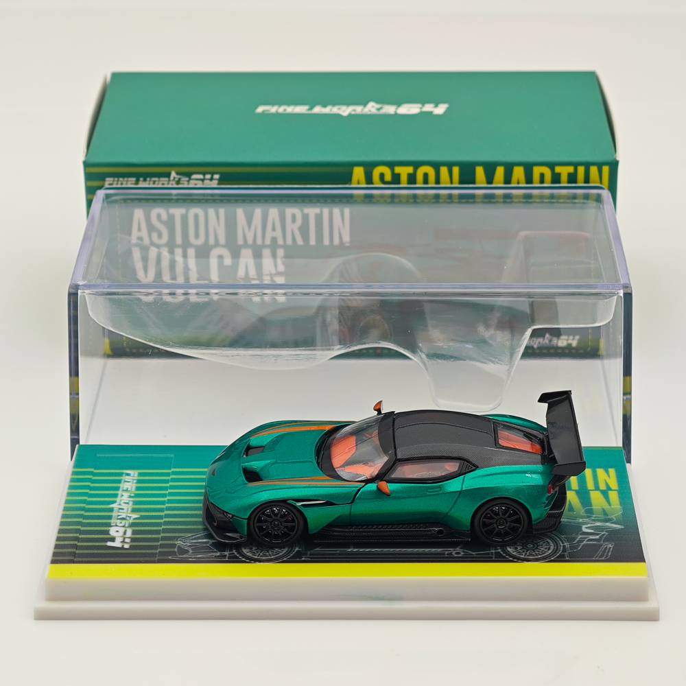1:64 Fine Works Aston Martin Vulcan Diecast Models Toys Opening