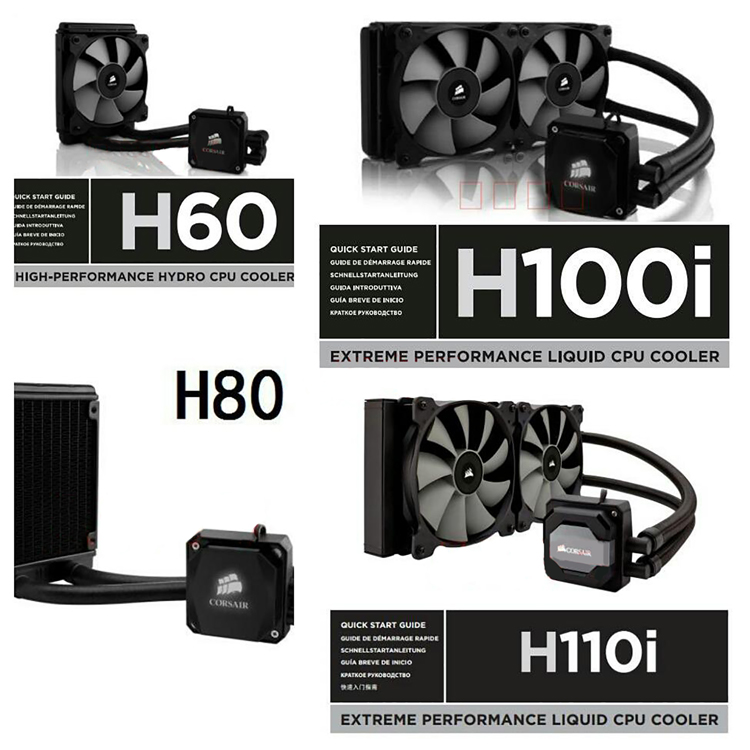 Cooler Mounting Bracket AMD FM3 AM3 AM4 Kit For Corsair Hydro H60 H80i