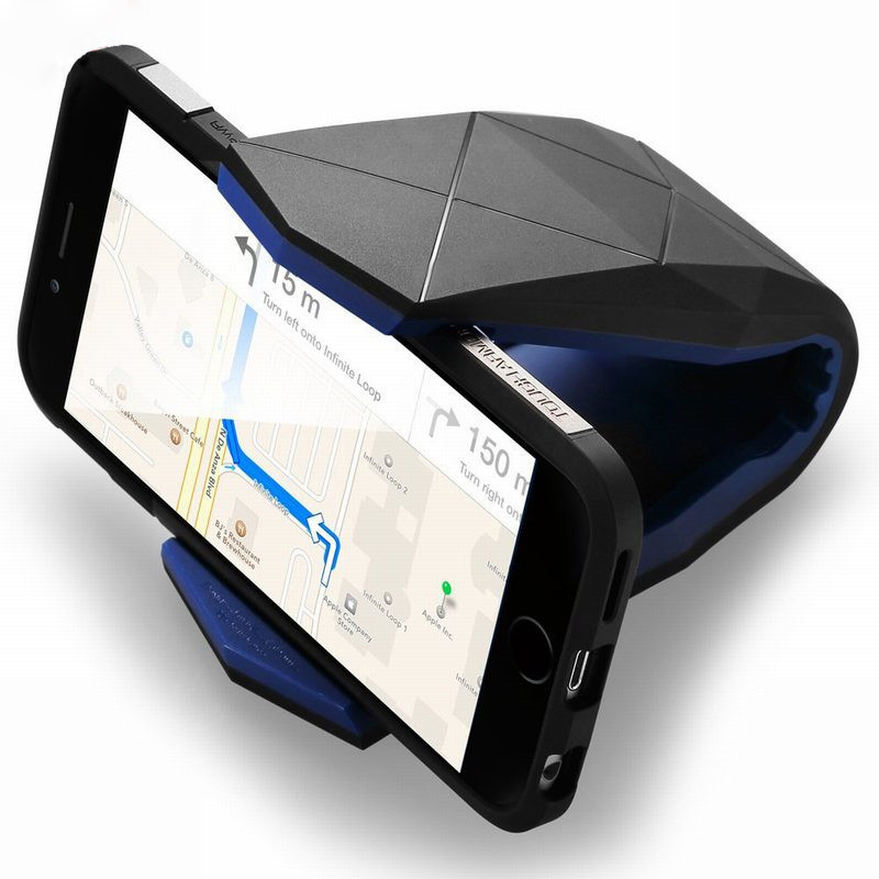 Supporto Telefono Per Cruscotto Auto Clip Molla Regolabile A 360° Gps Smartphone - Foto 9