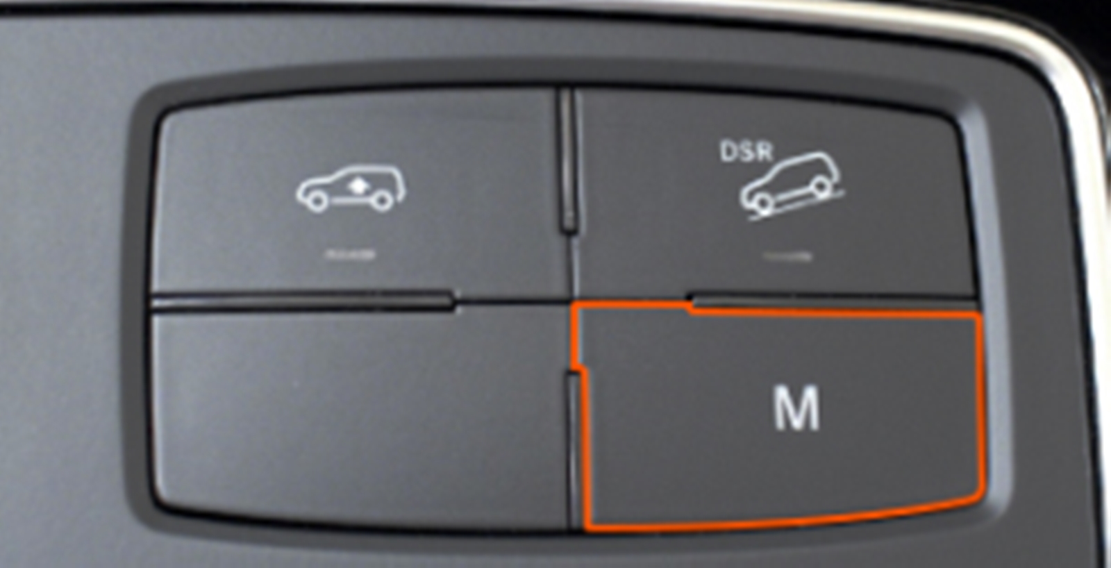 Center Console M Mode Switch Button For Mercedes Benz ML GL GLE