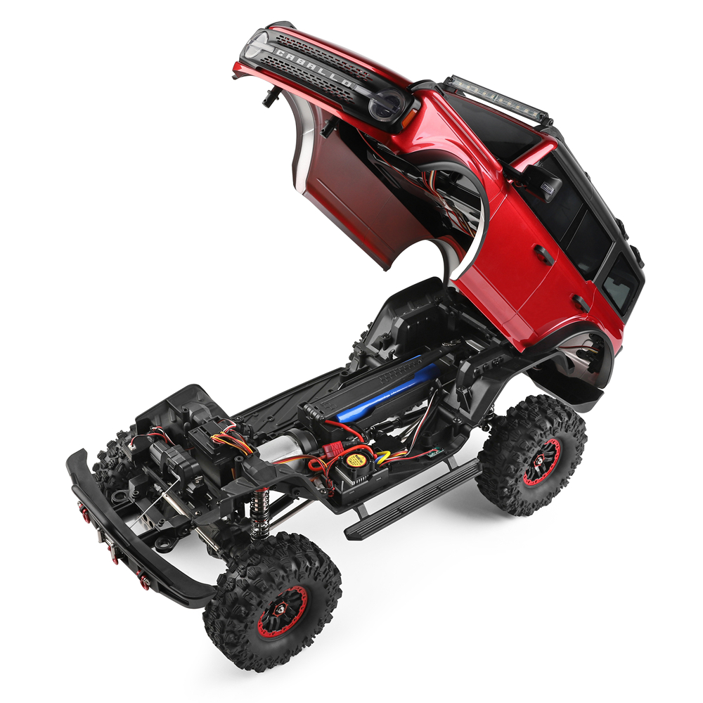 wltoys 104020 1/10 フルセットウインチ付き WLtoys 104020 1:10 RC Off-Road Car Crawler Truck 4WD Electric