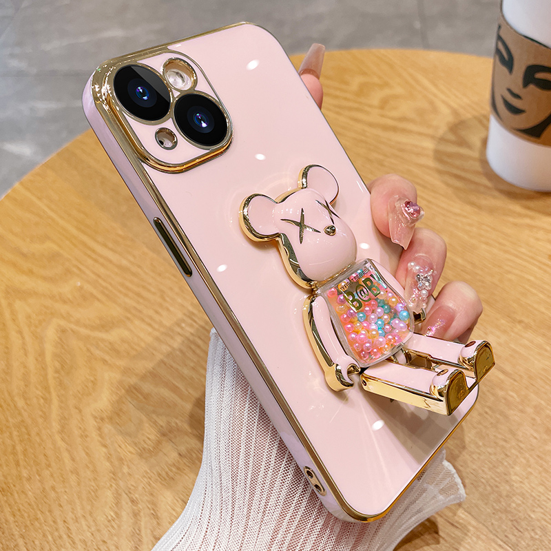 For iPhone 17 16 Pro Max 15 14 13 12 11 XR Cute Candy Cool Bear