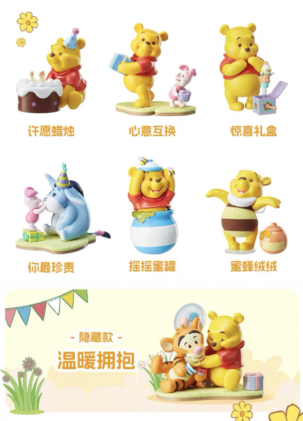 MINISO Winnie the Pooh Best Friends Series Blind Box Confirmed
