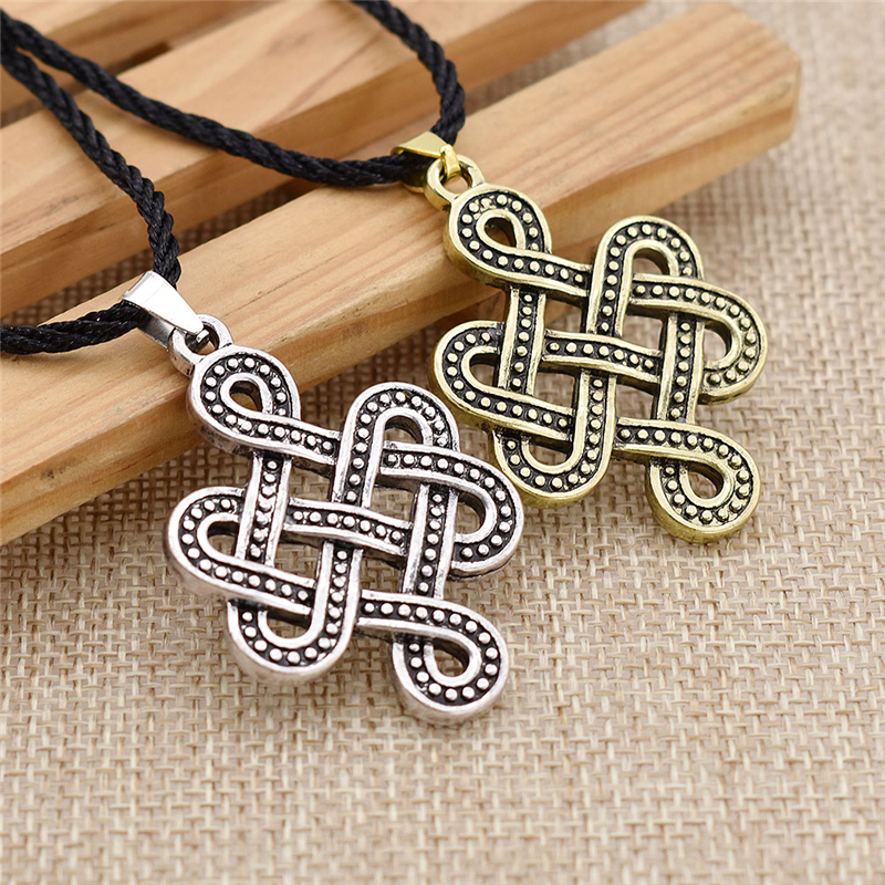 Norse Viking Celtic Infinity Eternity Knot Necklace Vintage Jewelry for ...