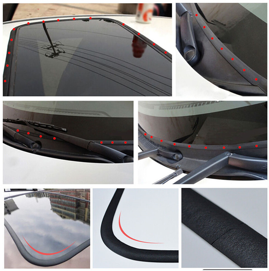 15*4mm Car Window Sealant Rubber Sunroof Triangular Window Sealed Strip ...