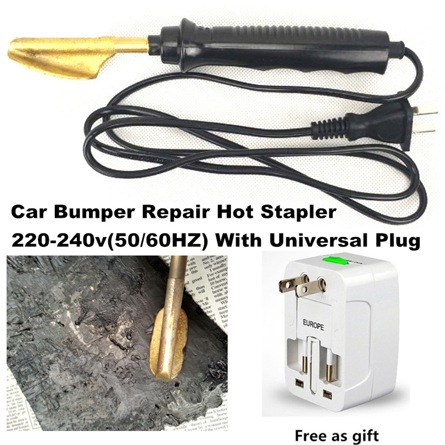 Car Bumper Repair Kit Plastic Repair Welding Machine+Smoothing Iron+Hot