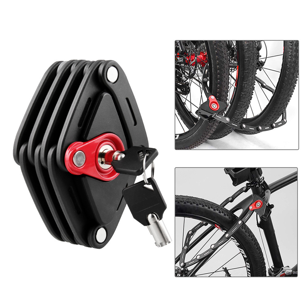 Anti-theft Anti-Theft Security Bike Bicycle Lock with Key Long