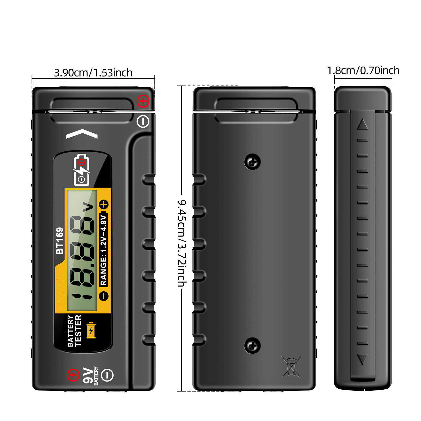 Battery Tester Household Battery Accessory Checker for AAA AA C D