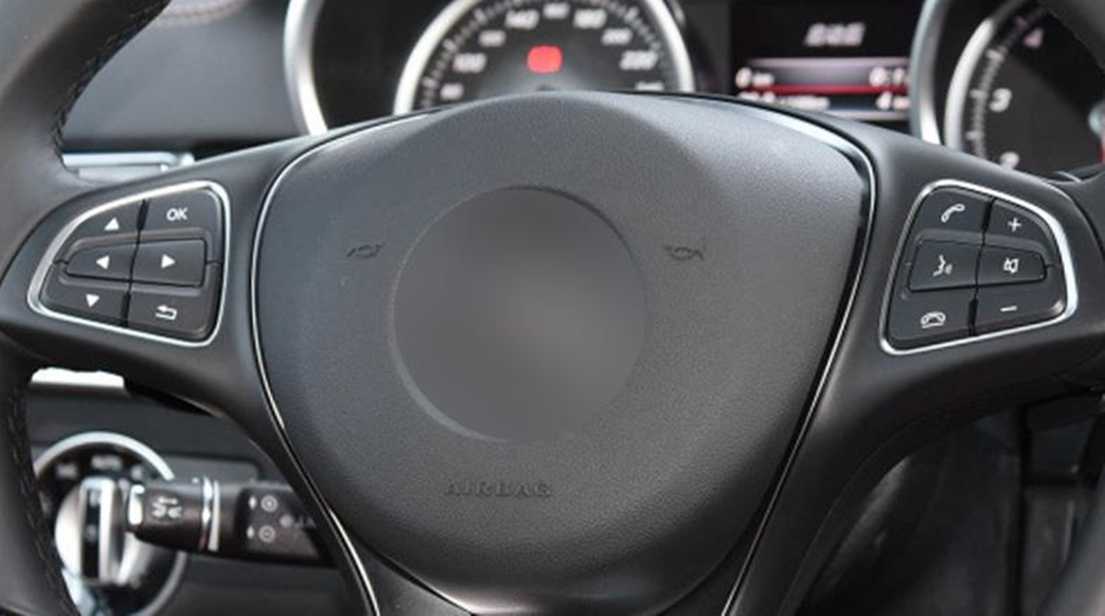 Steering Wheel Cruise Control Switch Button L+R Black For Benz