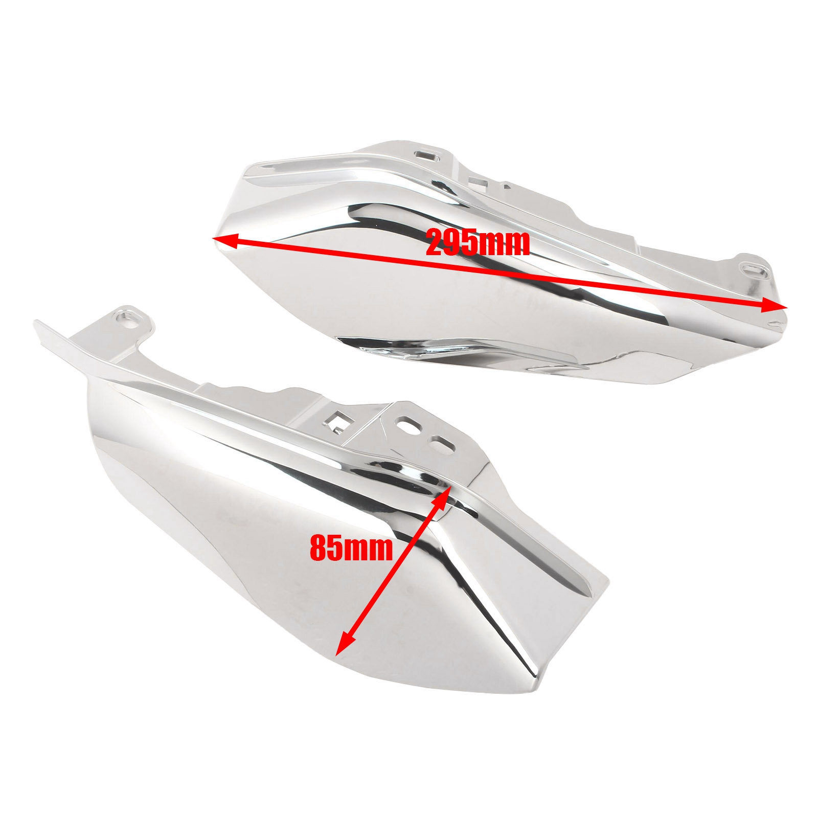 Motorrad Air Heat Deflector Für Harley Touring – Chrom, Passend Für Road King, Electra Glide, Street Glide 2017-2023
